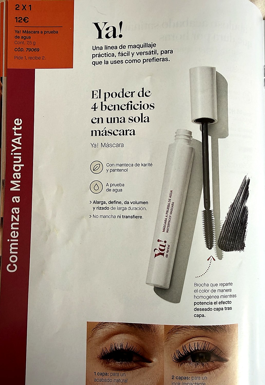 Máscara Ya! a prueba de agua